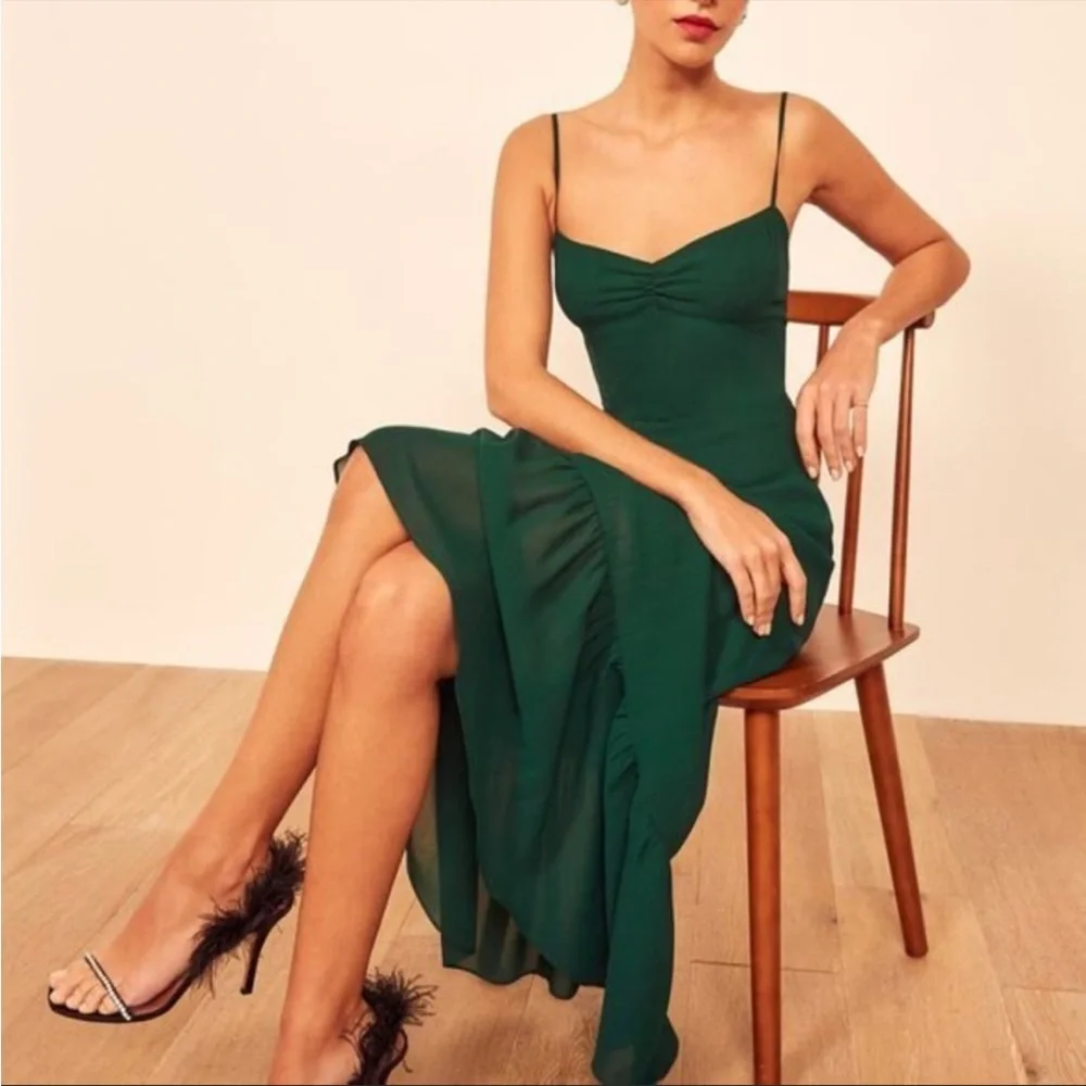 Reformation Emersyn ruffle hem maxi dress - Picture 4 of 9